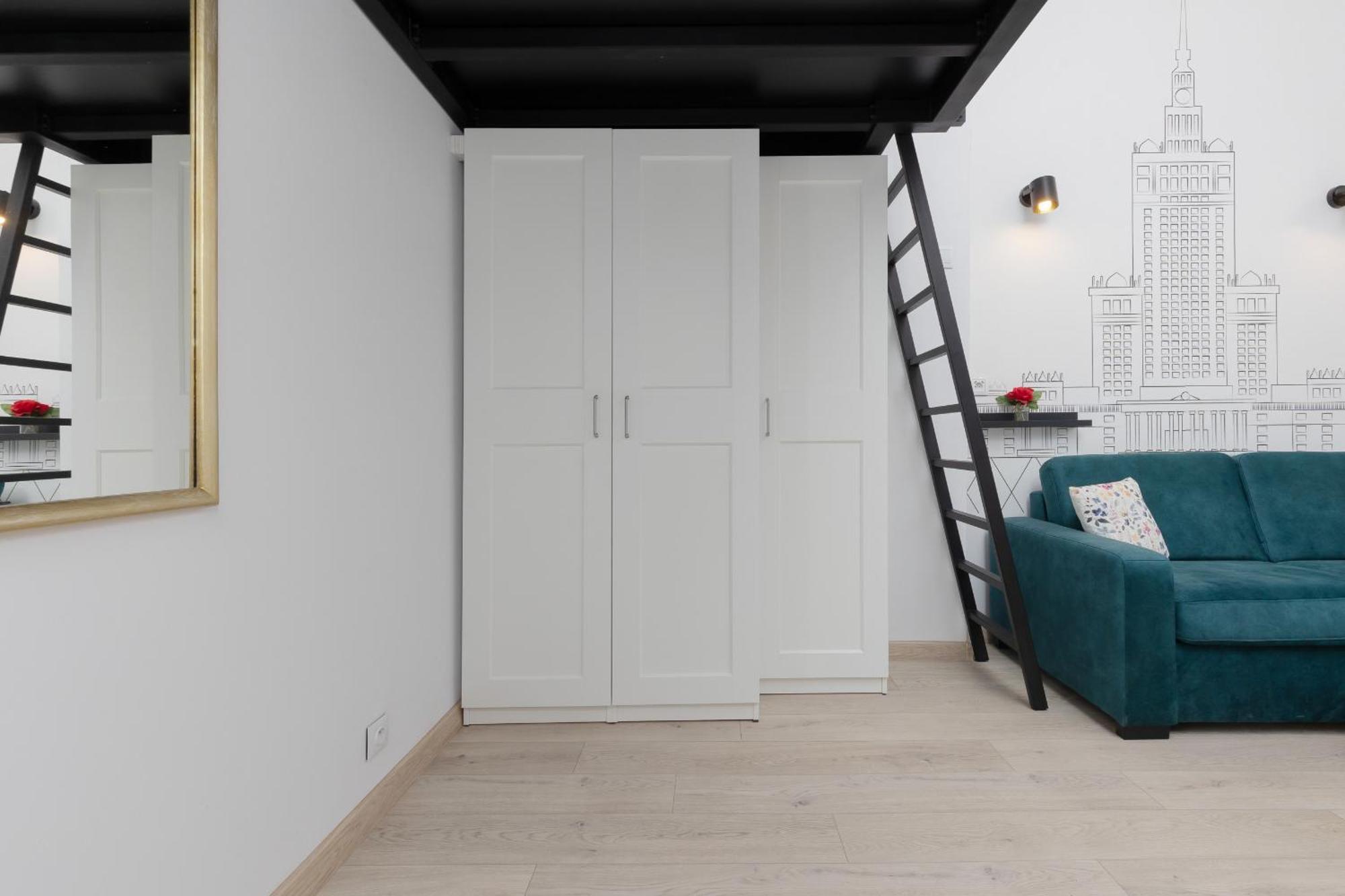 Aleja Wyzwolenia Studio With Mezzanine Warsaw Downtown By Noclegi Renters المظهر الخارجي الصورة